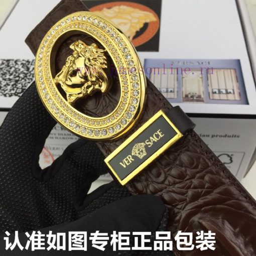 Versace Versace️quality goodsGrade: Italian imported 100% top layer cowhide with crocodile b 4dzfnla9 - Image 8