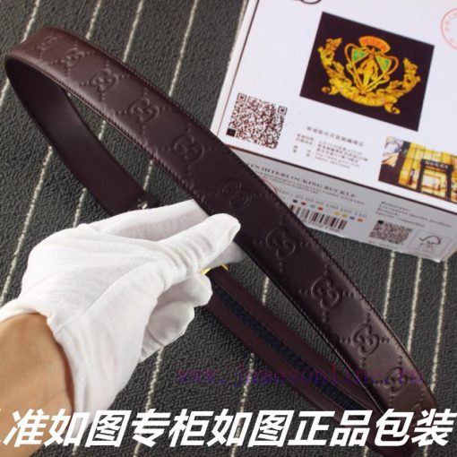 Gucci. Gucci automatic buckleIdentify and receive a punch as a giftMaterial: 100% head layer yk1gepaj - Image 8