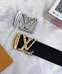 Belt LV Louis Vuitton's top tier replicaThe waistband is made of 100% cowhide, ensuring genu 0ows1xzu