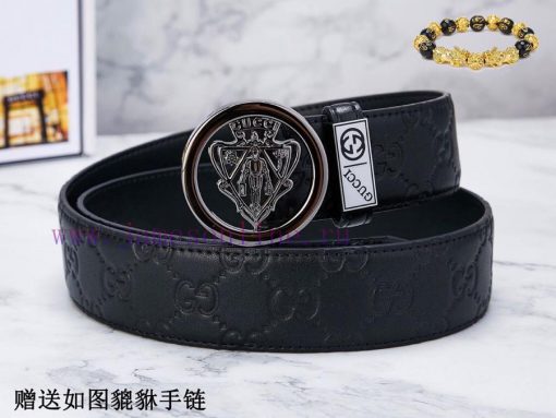 Belt Gucci Gucci️The waist belt is made of 100% cowhide, ensuring that the genuine leather i 87u7ykd0