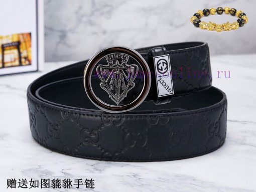 Belt Gucci Gucci️The waist belt is made of 100% cowhide, ensuring that the genuine leather i 87u7ykd0 - Image 2