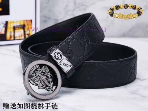 Belt Gucci Gucci️The waist belt is made of 100% cowhide, ensuring that the genuine leather i 59cq39we - Image 5
