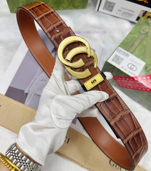 Belt Gucci Gucci's top tier replicaGucci belt 100% top layer cowhide, ensuring genuine leath 7xhrawz8 - Image 8