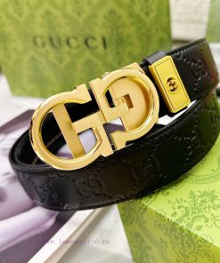 Belt Gucci Gucci automatic buckle-Belt replica Gucci The automatic belt series is made of 10 1mwom165
