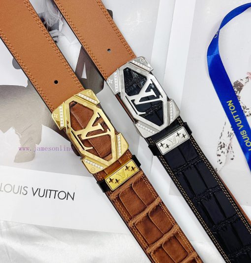 Belt LV Louis Vuitton replicaThe waistband is made of 100% cowhide, ensuring genuine leather a15vrvg5