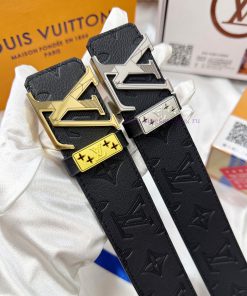 Belt LV Louis Vuitton's top tier replicaThe waistband is made of 100% cowhide, ensuring genu b1n10yn9