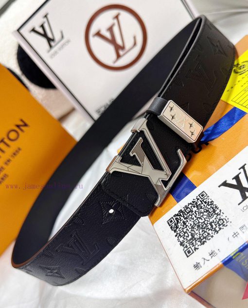 Belt LV Louis Vuitton's top tier replicaThe waistband is made of 100% cowhide, ensuring genu b1n10yn9 - Image 6