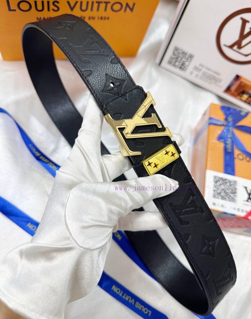 Belt LV Louis Vuitton's top tier replicaThe waistband is made of 100% cowhide, ensuring genu b1n10yn9 - Image 9