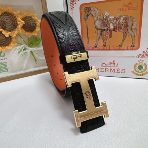 Hermes Hermès  Material: Leather Belt with 100% Head Layer. The leather belt is guaranteed t 2p17qcdr - Image 4