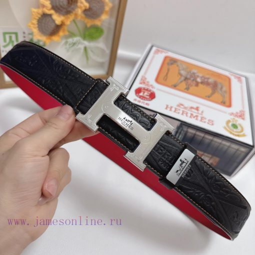 Hermes Hermès  Material: Leather Belt with 100% Head Layer. The leather belt is guaranteed t 2p17qcdr - Image 5
