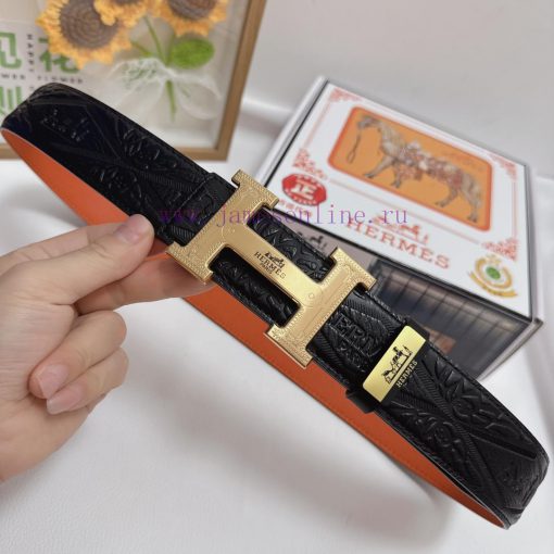 Hermes Hermès  Material: Leather Belt with 100% Head Layer. The leather belt is guaranteed t qijpu3m4 - Image 6
