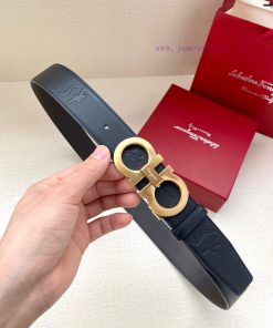 The 3.5cm Salvatore terragamo belt is made of embossed cowhide and is suitable for both busi j7askfbl