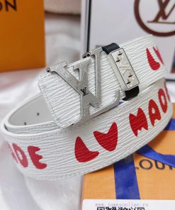 Belt LV Louis ReproductionThe waistband is made of 100% head layer cowhide, ensuring genuine oqb01o0o