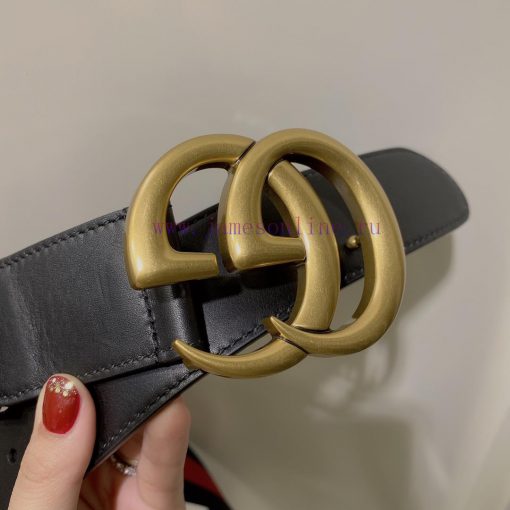 Comes with a complete gift box GUCCI Luxury Men's Double G Buckle Classic Printed Belt Belt xmqp69n2 - Image 3