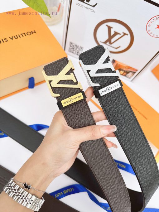 Belt LV Louis ️The waist belt is made of 100% cowhide, ensuring that the genuine leather is fe4ng2xf - Image 2