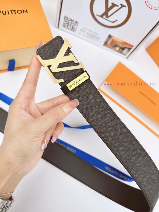 Belt LV Louis ️The waist belt is made of 100% cowhide, ensuring that the genuine leather is fe4ng2xf - Image 4