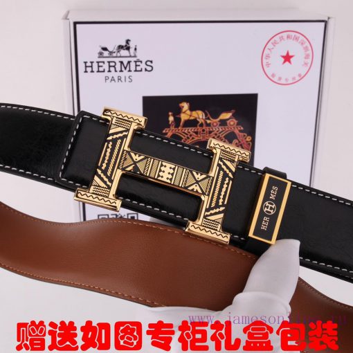 Belt Hermes Her...mesThe waistband is made of 100% cowhide, ensuring genuine leather. The 24 2299ynkr - Image 8
