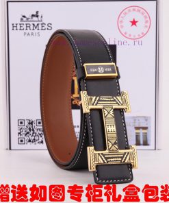 Belt Hermes Her...mesThe waistband is made of 100% cowhide, ensuring genuine leather. The 24 0p3uvlr2