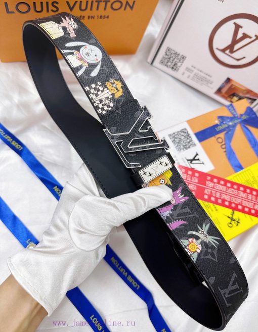 Belt LV Louis ReproductionBelt made of 100% head layer cowhide, ensuring genuine leather sti bwo1b22e - Image 8