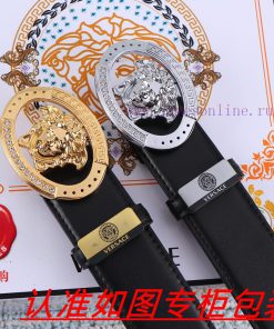 Versace Belt ️ BeltThe material is made of 100% top layer cowhide, ensuring that 24k pure st zotmjemo