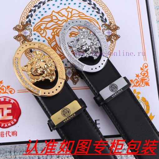 Versace Belt ️ BeltThe material is made of 100% top layer cowhide, ensuring that 24k pure st zotmjemo
