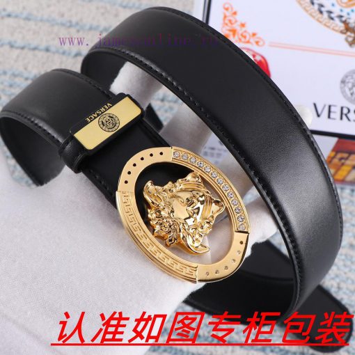 Versace Belt ️ BeltThe material is made of 100% top layer cowhide, ensuring that 24k pure st zotmjemo - Image 4