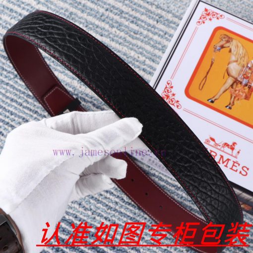 Men's belt HermesMen's leather belt is made of 100% head layer cowhide, ensuring that the 24 wyvl0noq - Image 9