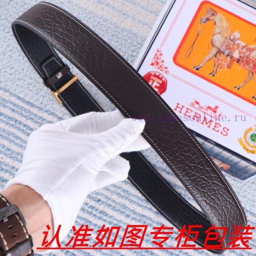 Hermes ️The material is made of 100% top layer cowhide, ensuring that 24k pure steel buckles vsjwjmm1 - Image 9