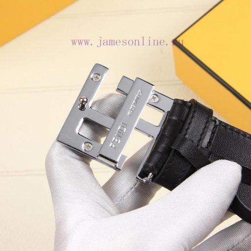 FENDI's 40MM wide logo design with a wide belt, original double-sided FF buckle, imported or oukx9us5 - Image 10