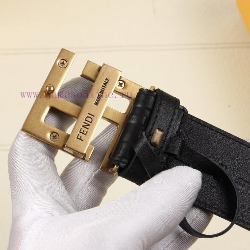 FENDI's 40MM wide logo design with a wide belt, original double-sided FF buckle, imported or 7dgix4cb - Image 10