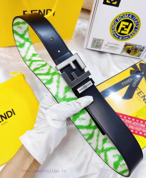 Belt FENDI Fendi ReproductionThe waistband is made of 100% imported top layer cowhide, ensur jgy6bmk6 - Image 6