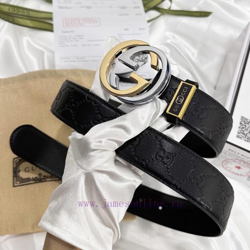 Belt Gucci Gucci️Belt made of 100% head layer cowhide, guaranteed genuine leather, 24k diamo amk3ivvc - Image 4