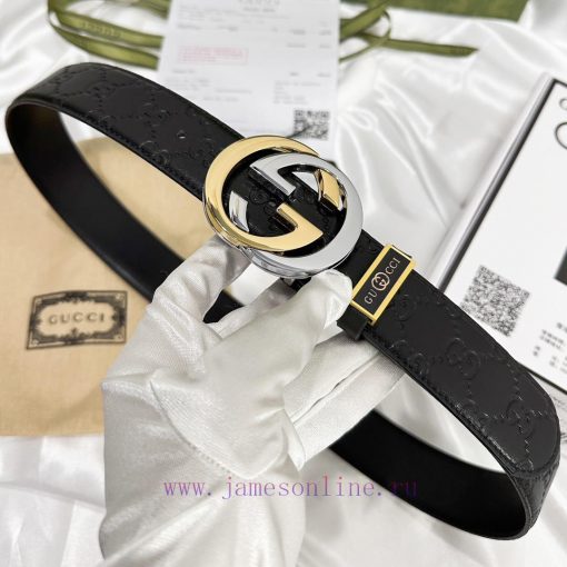 Belt Gucci Gucci️Belt made of 100% head layer cowhide, guaranteed genuine leather, 24k diamo amk3ivvc - Image 5