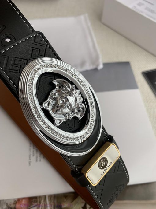 Versace. Versace ️Hanging buckle, classic human head pure copper hanging buckle, photographe 32vperda - Image 4
