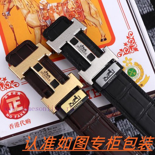 Men's belt HermesMen's leather belt is made of 100% head layer cowhide, ensuring that the 24 os7mi86c - Image 10