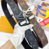 Belt LV Louis Vuitton's top tier replicaThe waistband is made of 100% imported original cowh p94ekt2d