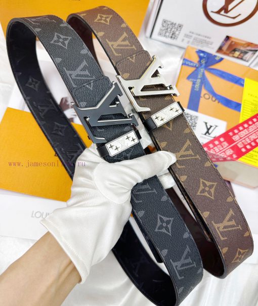 Belt LV Louis Vuitton's top tier replicaThe waistband is made of 100% imported original cowh dqivqffp - Image 10