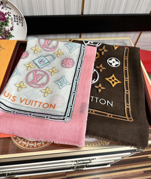 New L Home 2023 Sincere Praise Double sided Ring Velvet Long Scarf Real Sincere Beauty Shawllqjjlb41 - Image 3