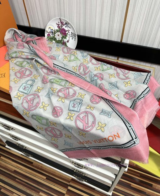 New L Home 2023 Sincere Praise Double sided Ring Velvet Long Scarf Real Sincere Beauty Shawllqjjlb41 - Image 7