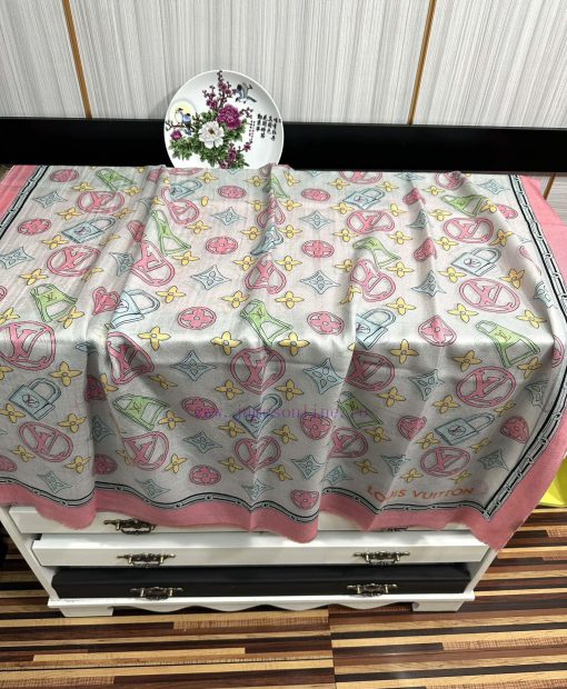New L Home 2023 Sincere Praise Double sided Ring Velvet Long Scarf Real Sincere Beauty Shawllqjjlb41 - Image 9