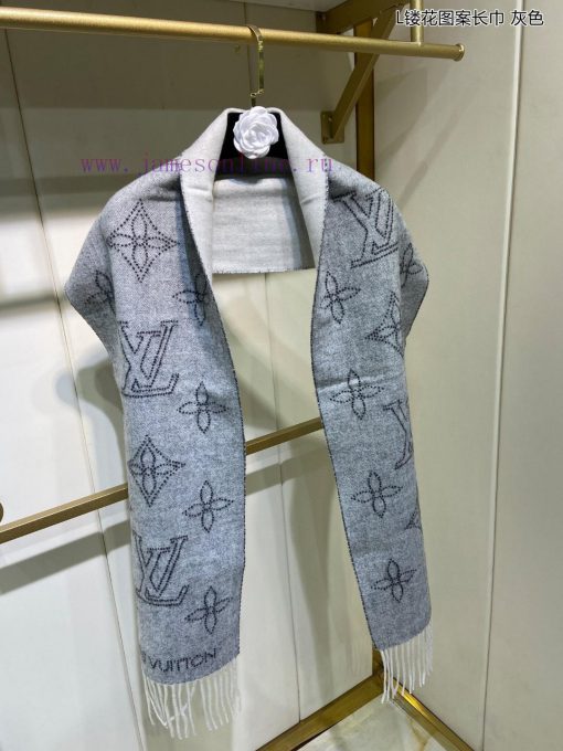 Da Lv Jia L engraved pattern long scarf Mahina Flight Mode scarf. One side is woven with Monp2kameqk - Image 11