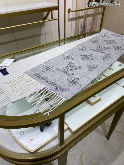 Da Lv Jia L engraved pattern long scarf Mahina Flight Mode scarf. One side is woven with Monp2kameqk - Image 19