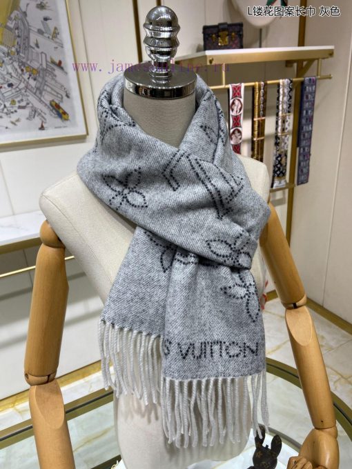 Da Lv Jia L engraved pattern long scarf Mahina Flight Mode scarf. One side is woven with Monp2kameqk - Image 20