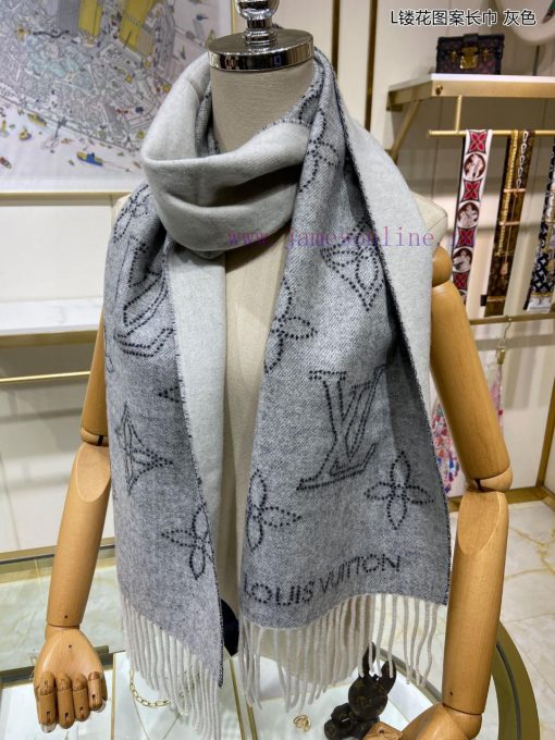 Da Lv Jia L engraved pattern long scarf Mahina Flight Mode scarf. One side is woven with Monp2kameqk - Image 21
