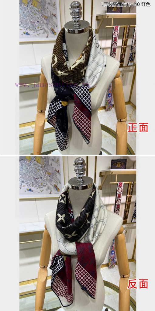 High end customization truly praises the L handbag of Lvjia. The double-sided square scarf wx7fm4d15 - Image 13