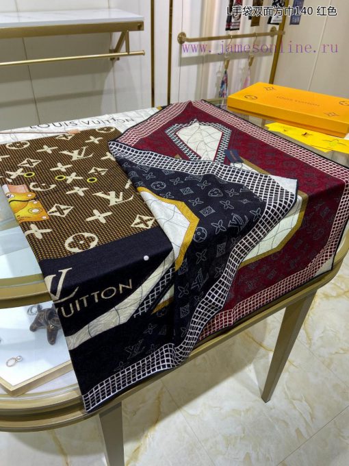 High end customization truly praises the L handbag of Lvjia. The double-sided square scarf wx7fm4d15 - Image 16