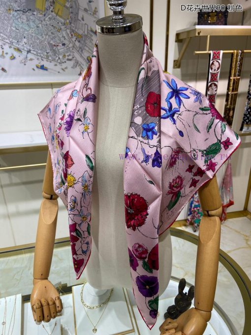 The new Do Home D Flower World 90 Silk Square Scarf is recommended for VIP promotion. You muegbtlc0x - Image 17