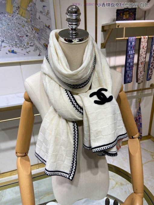 The new Chanel checkered knitted shawl is so beautiful [tears]. It is a top-notch palace grawsctkzfw - Image 6