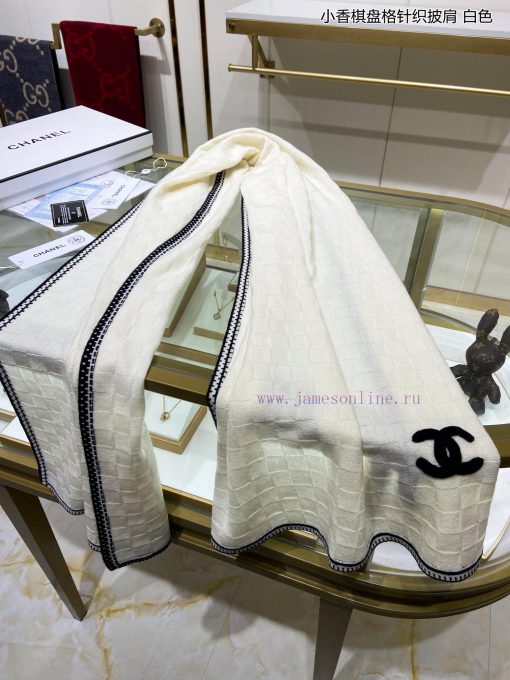 The new Chanel checkered knitted shawl is so beautiful [tears]. It is a top-notch palace grawsctkzfw - Image 9