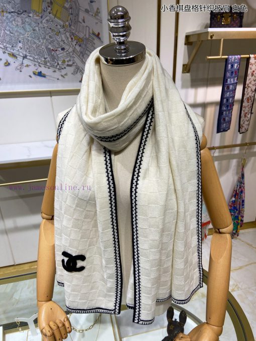 The new Chanel checkered knitted shawl is so beautiful [tears]. It is a top-notch palace grawsctkzfw - Image 16